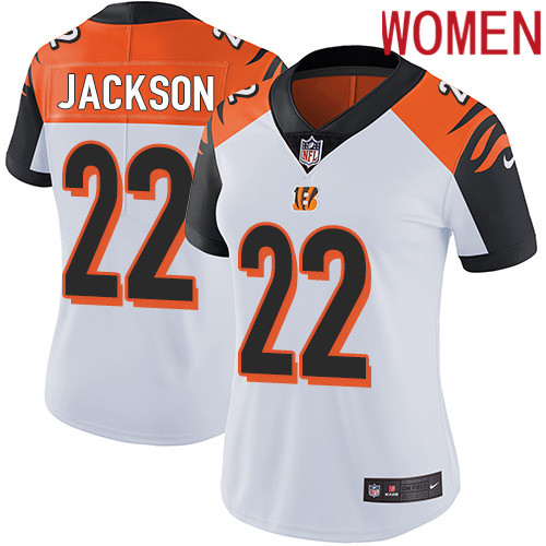 2019 Women Cincinnati Bengals #22 Jackson white Nike Vapor Untouchable Limited NFL Jersey